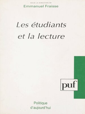 cover image of Les étudiants et la lecture